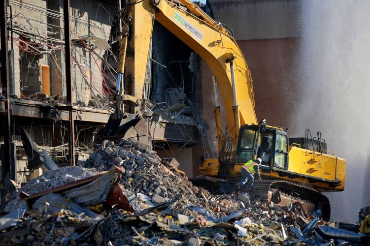 Demolition on Chesterfield Mall has begun