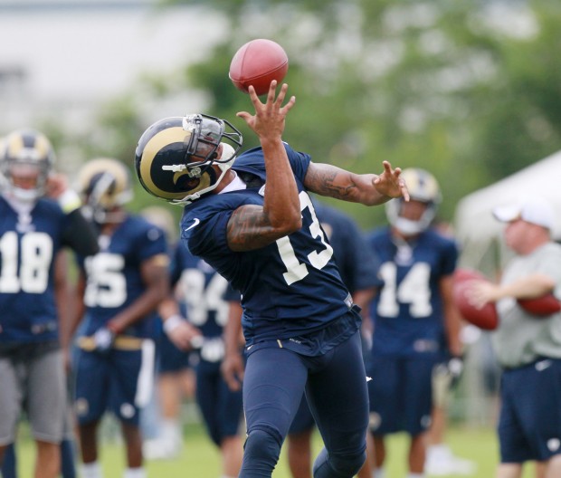 St. Louis Rams receiver Chris Givens gains perspective and new