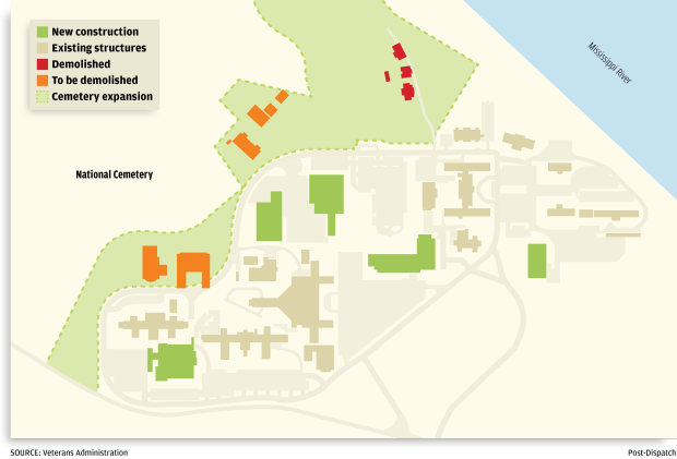 Map Of Jefferson Barracks National Cemetery Map: Jefferson Barracks Expansion | Media | Stltoday.com