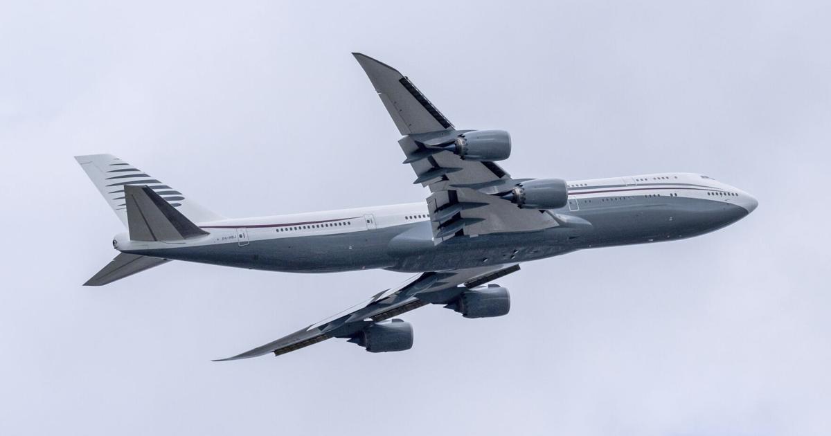 Defense Department accepts Boeing 747 from Qatar for Trump's use
