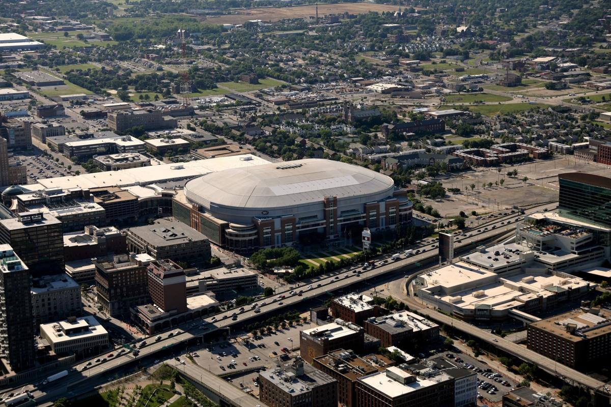 The Dome and convention center in St. Louis