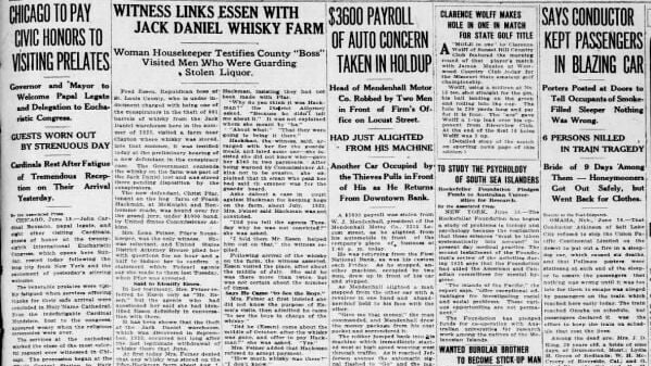 stltoday.com - Post-Dispatch archives - See the June 18, 1926, front page: $3,600 payroll of auto concern taken in holdup