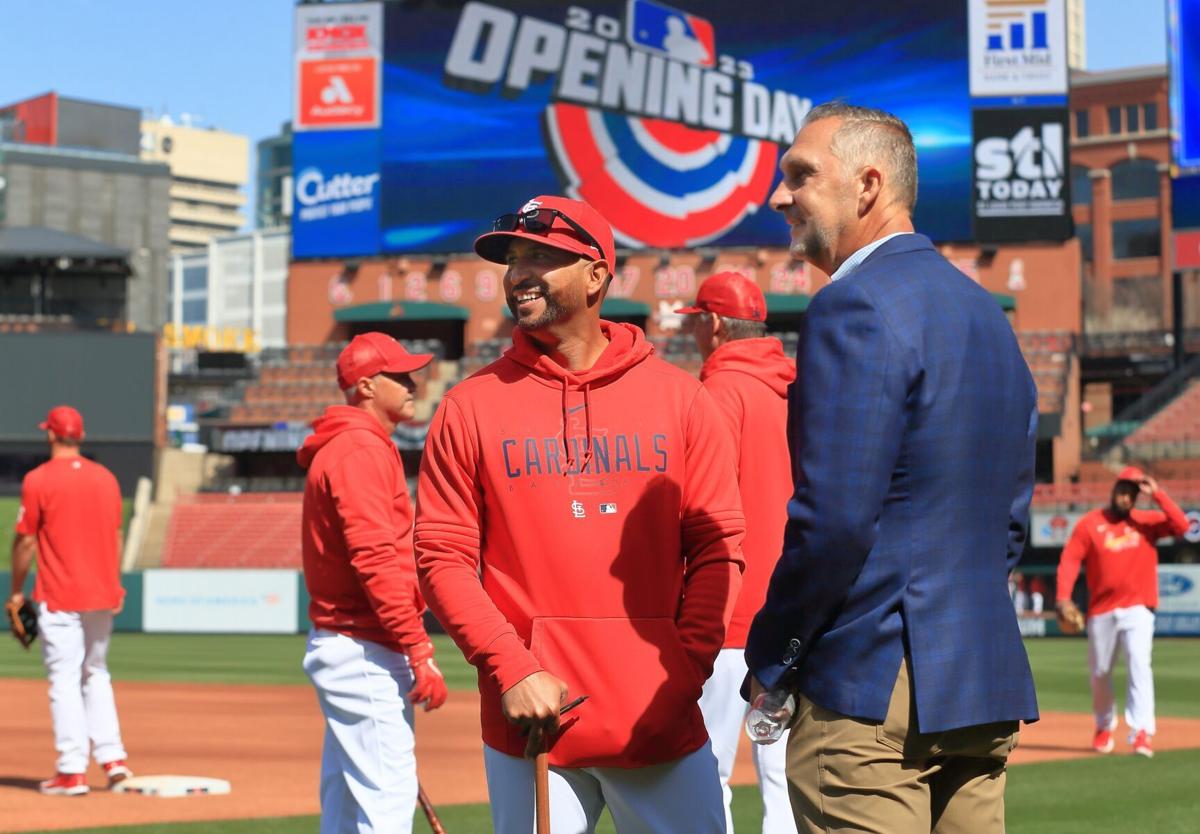 For his final Opening Day, Molina gets new vantage point on