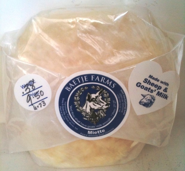 Baetje Farms Miette cheese Food and cooking