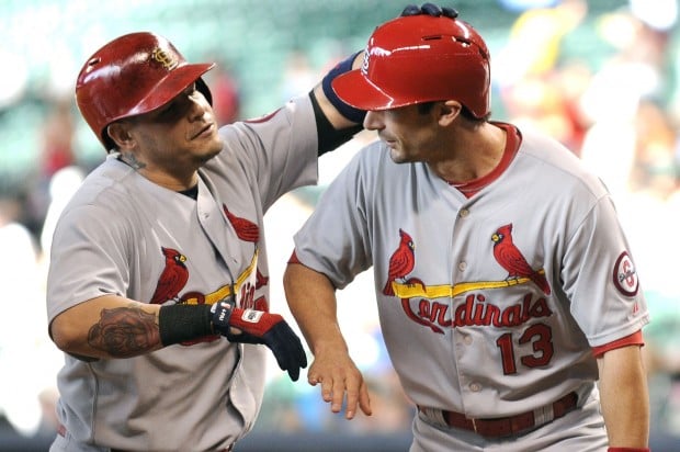 St. Louis Cardinals - Yadier Molina becomes just the 13th catcher