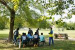 A cricket match