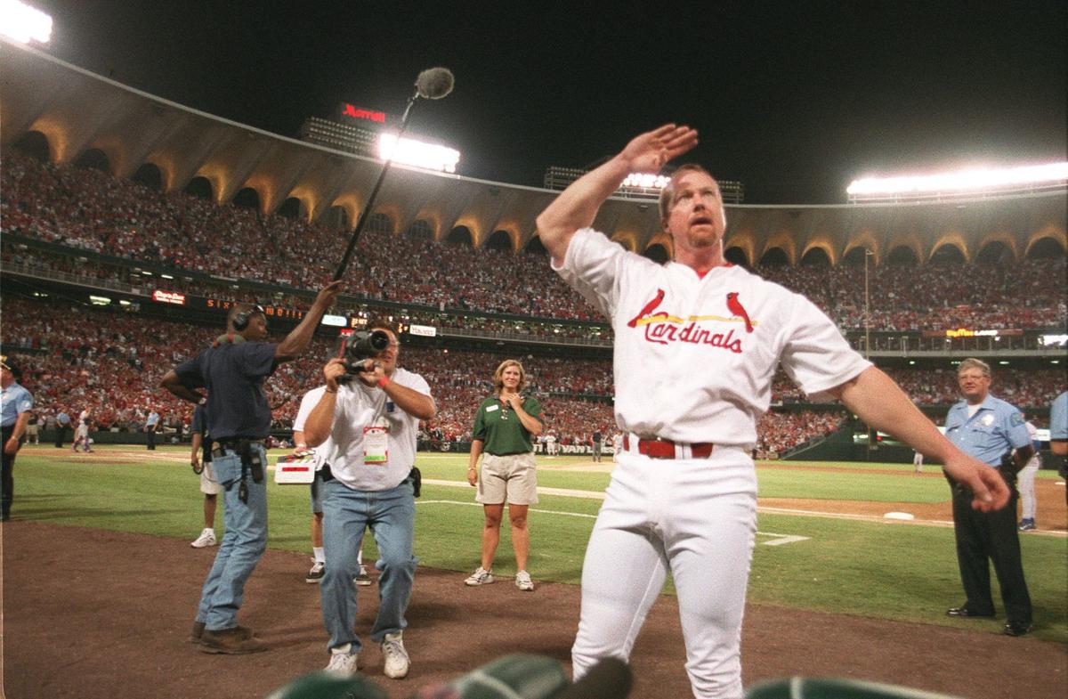 Mark McGwire's reaction when he found out his wife was pregnant
