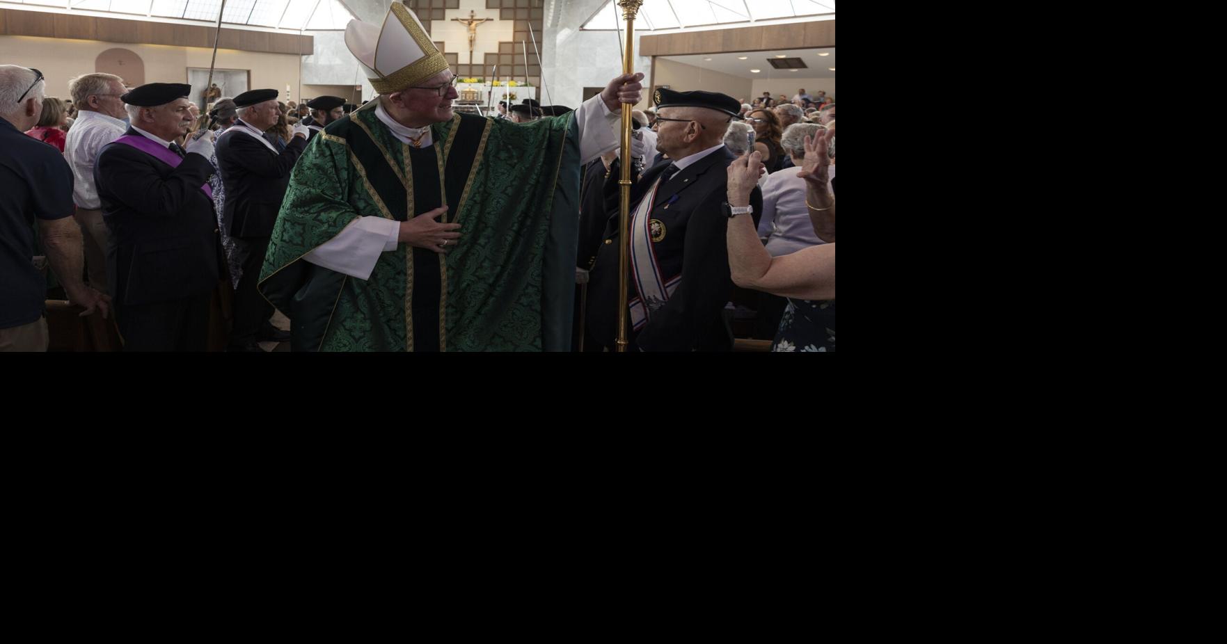 Cardinal Dolan returns home to a packed Ballwin church. 'This parish means everything'