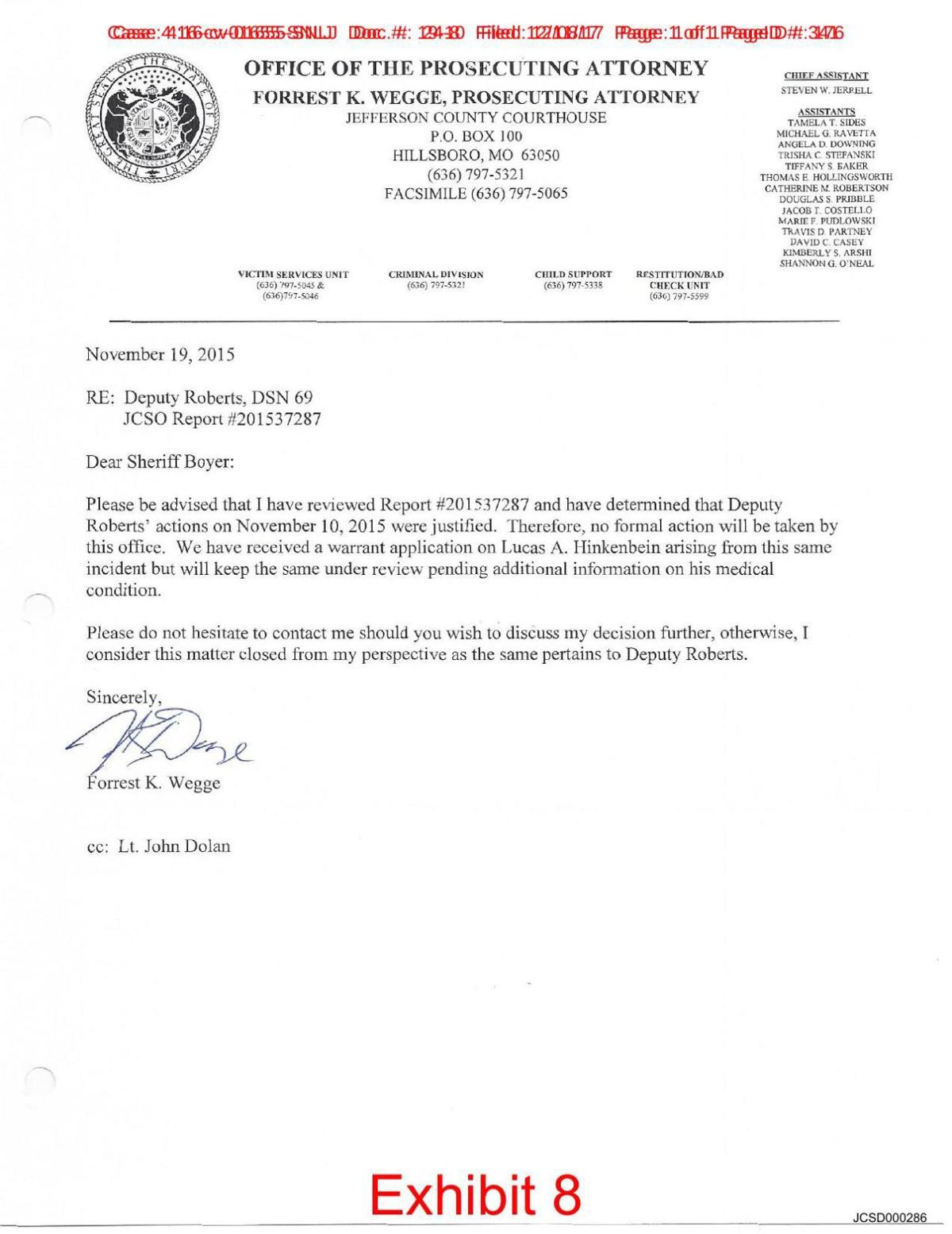 Letter From Prosecutors Deems Shooting Justified Online Stltoday Com