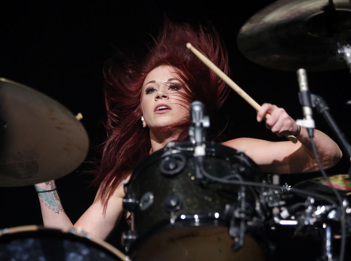 Skillet drummer Jen Ledger moves to her own beat at Winter Jam