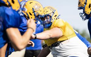 Borgia football practice