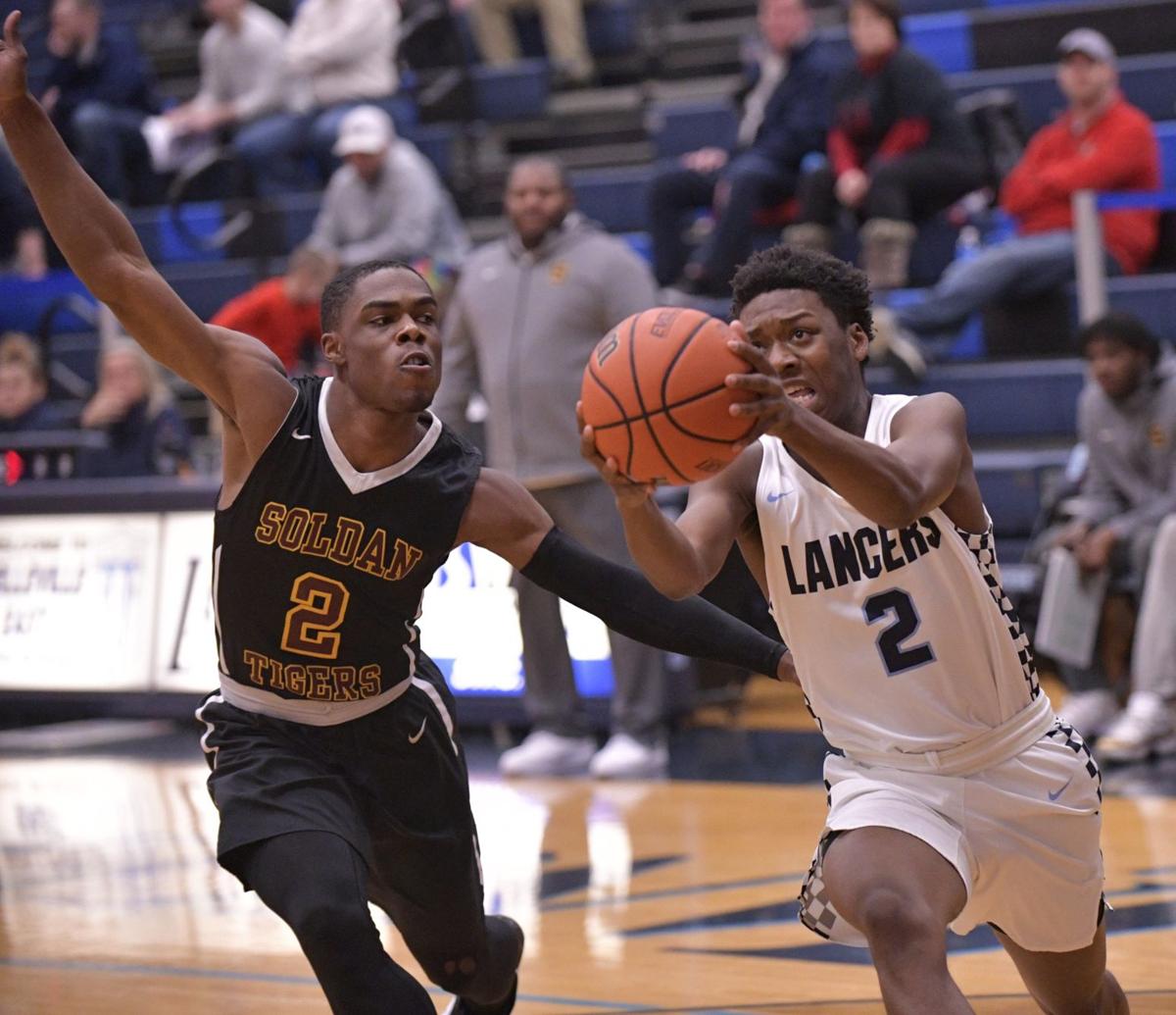 Soldan Strikes Early Fends Off Belleville East Boys Basketball