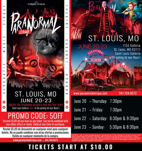 Paranormal Cirque is coming to St. Louis, MO! | Entertainment | www.waterandnature.org