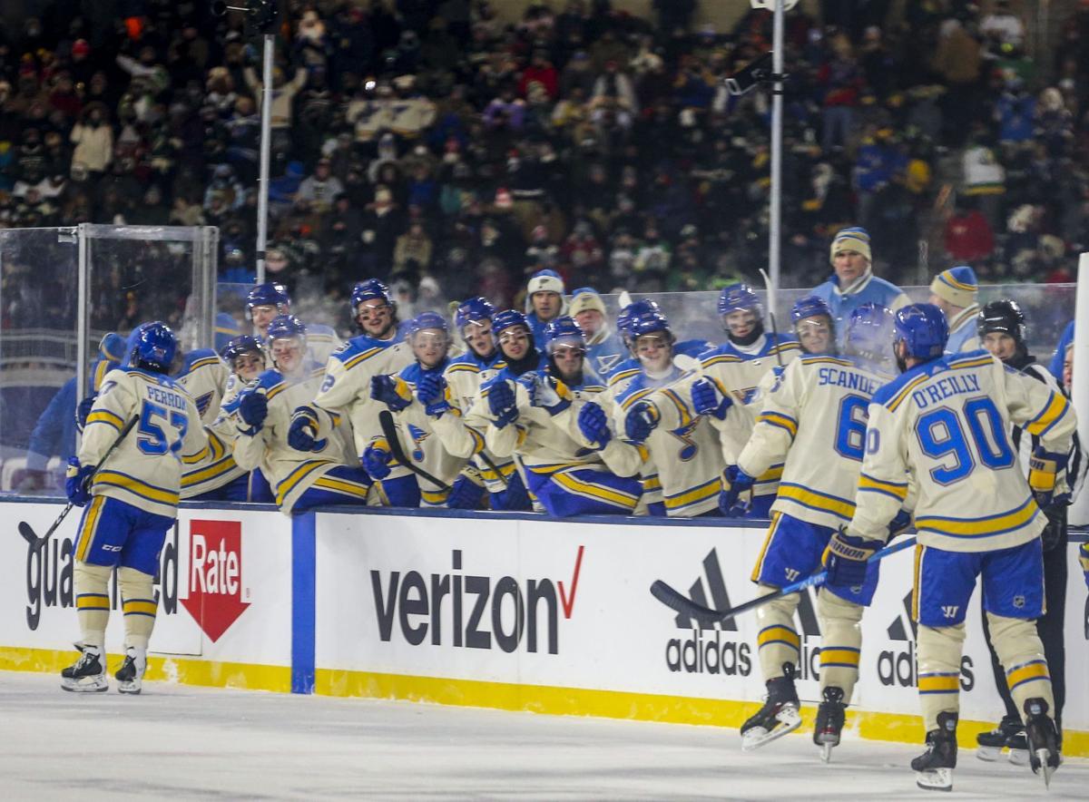 Blues and Wild face-off in Winter Classic