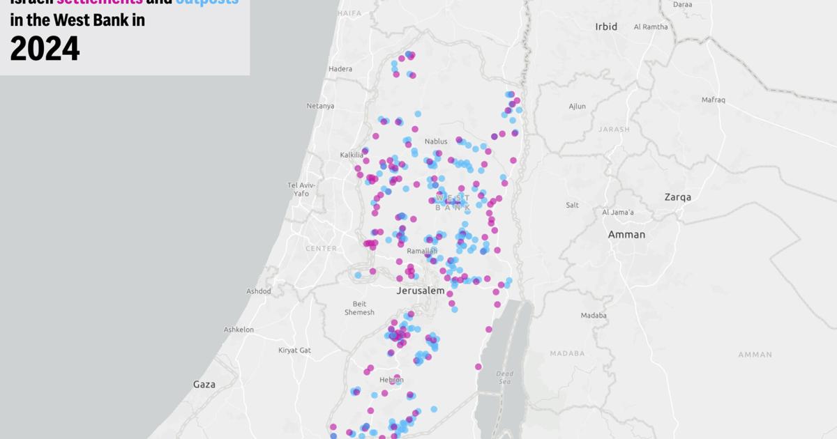 Dramatic growth of Israeli settlements in the West Bank seen as barrier ...
