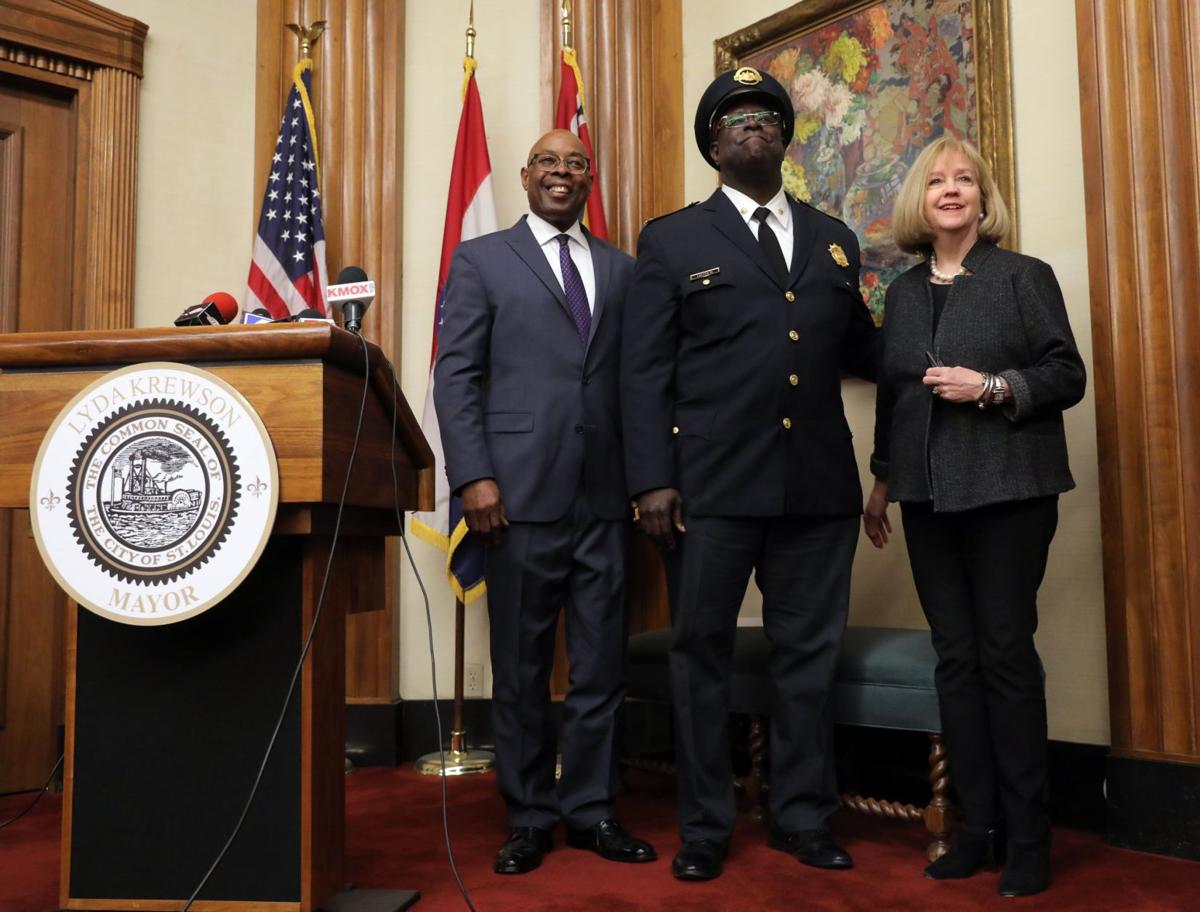 New city of St. Louis police chief, John Hayden