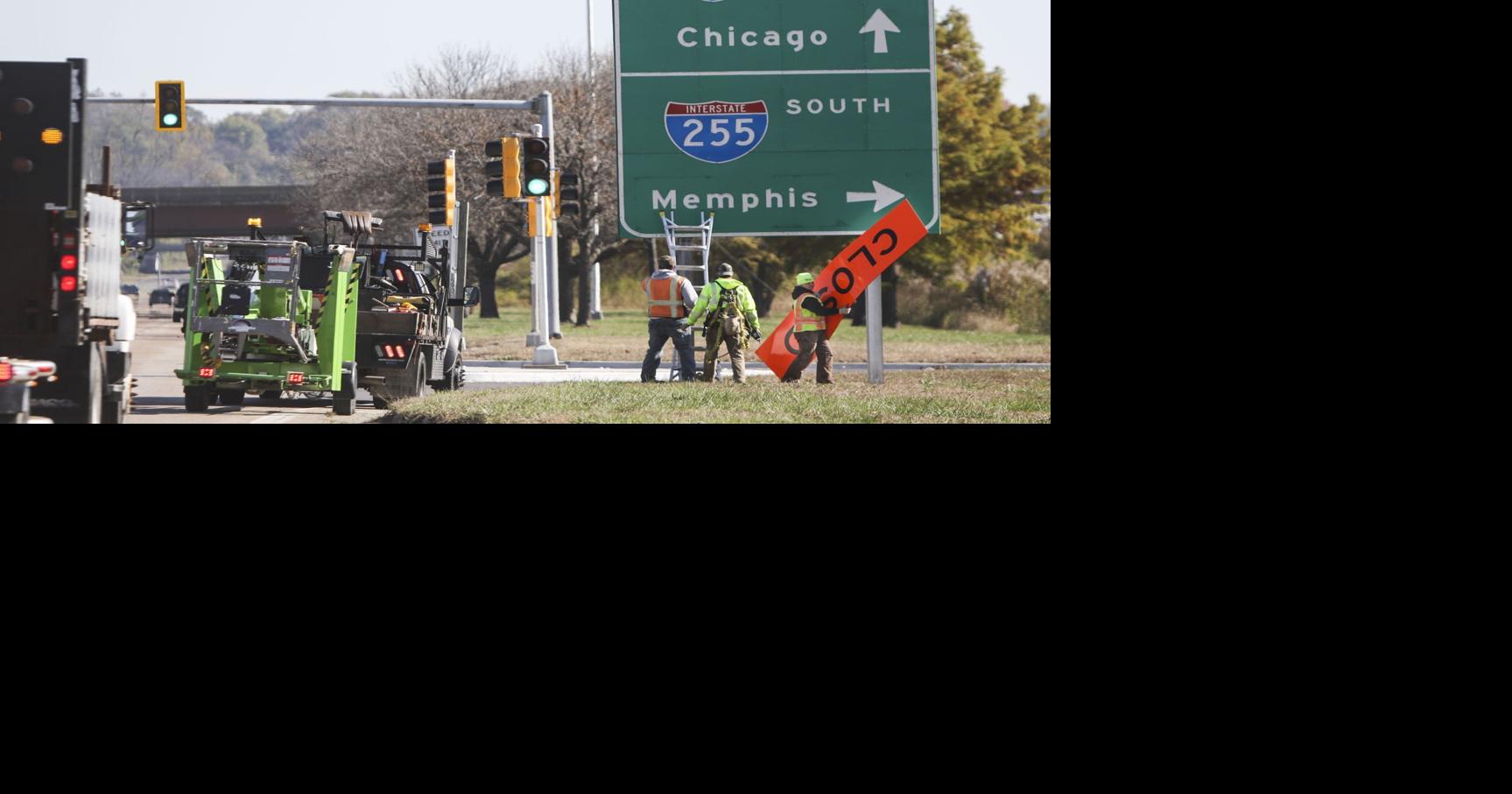 Stretch of I-255 in Metro East to reopen Saturday