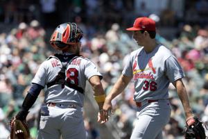 MLB: St. Louis Cardinals at Athletics