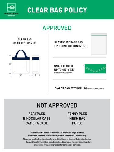 St. Louis Blues and Enterprise Center announce clear bag policy