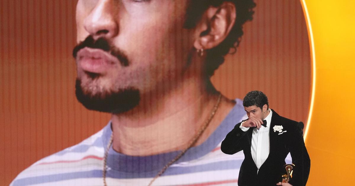 Bad Bunny wins album of the year at 2026 Grammys, a first for a ...