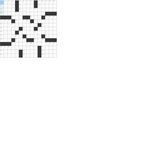 Daily crossword