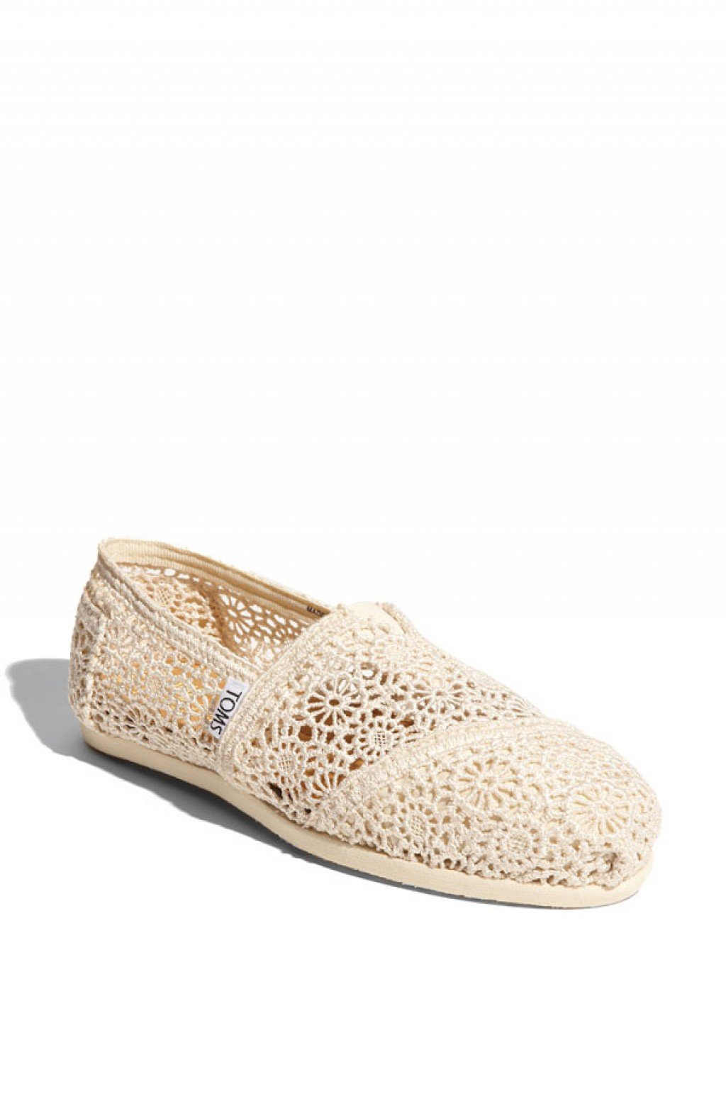 tan crochet toms