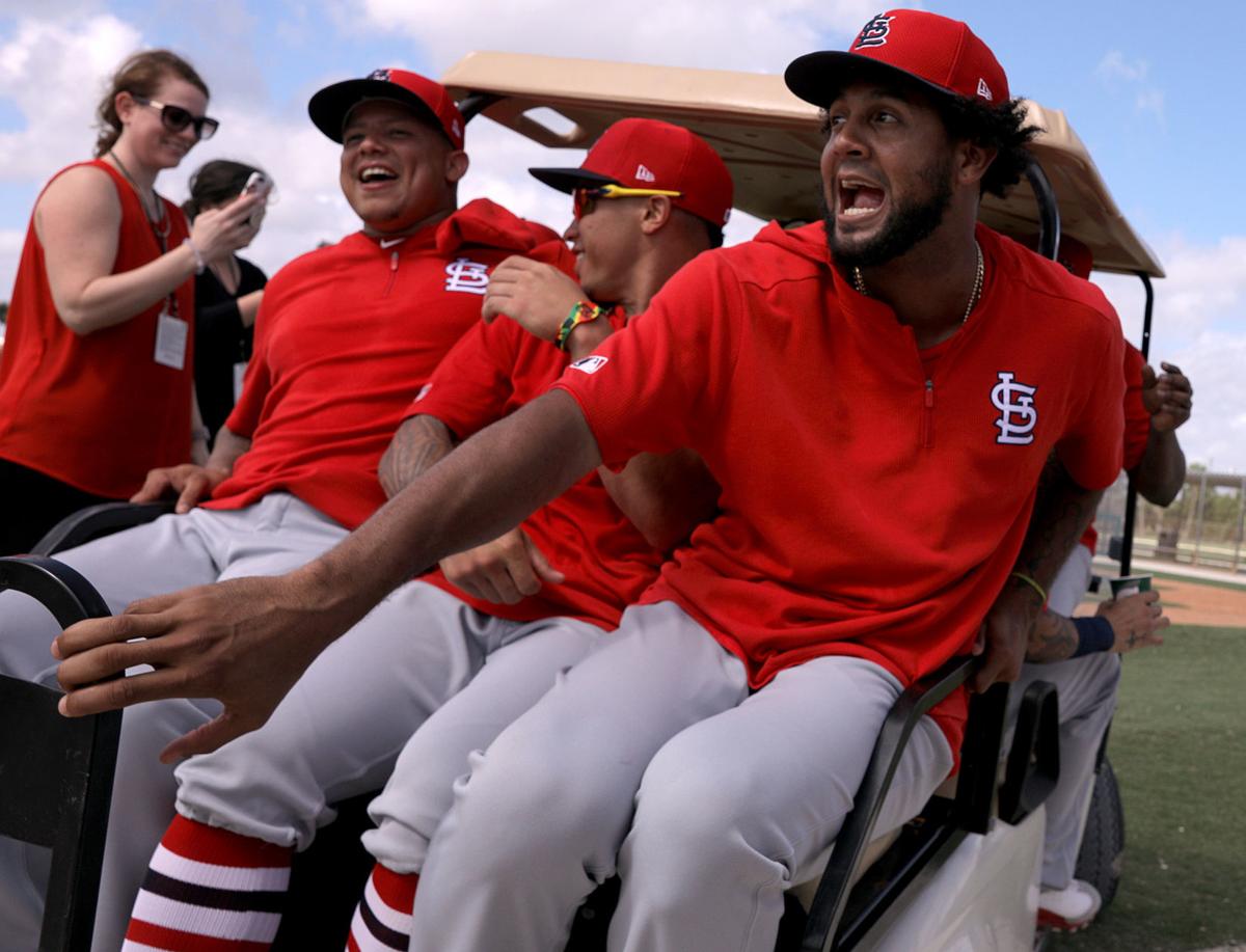 Cardinals pitcher surprises couple by autographing golf cart