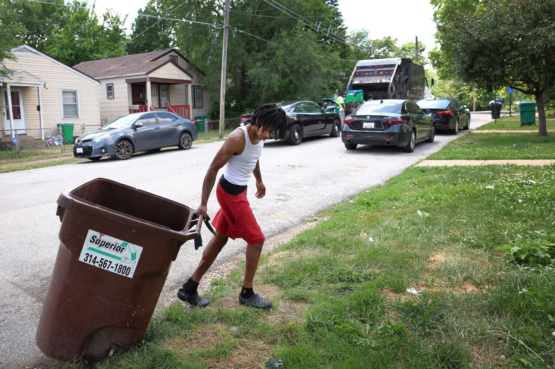 Rancid trash piled up for nearly a month in tiny Hillsdale