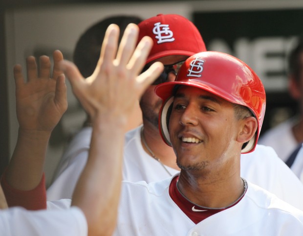 Molina homers, Wainwright wins as Cards beat Dodgers 5-4 - The San Diego  Union-Tribune