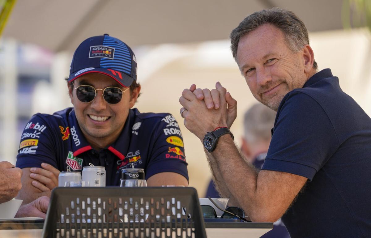 Horner, facing misconduct claims, at F1 testing