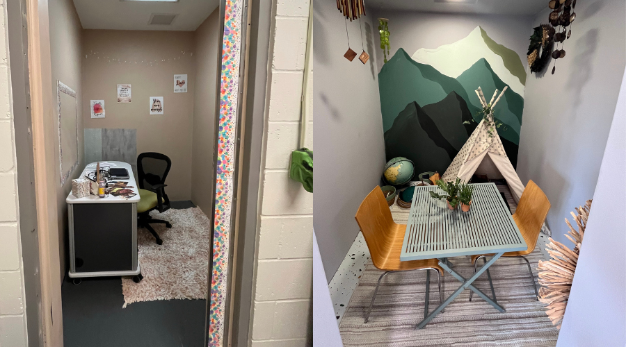 Renovated seclusion rooms at Special School District of �����Ӱ�ԭ�� County