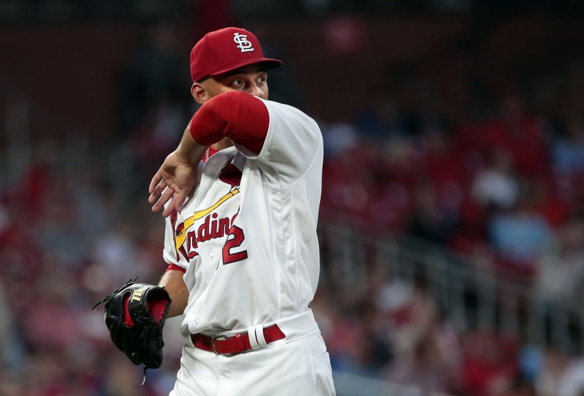 Cardinals starter Hicks leaves Tuesday's game after taking a line drive off  right wrist