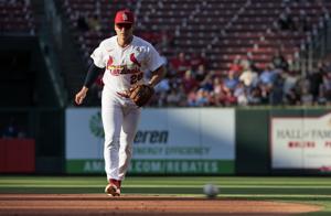 St. Louis Cardinals try to get the bats going against the Texas Rangers