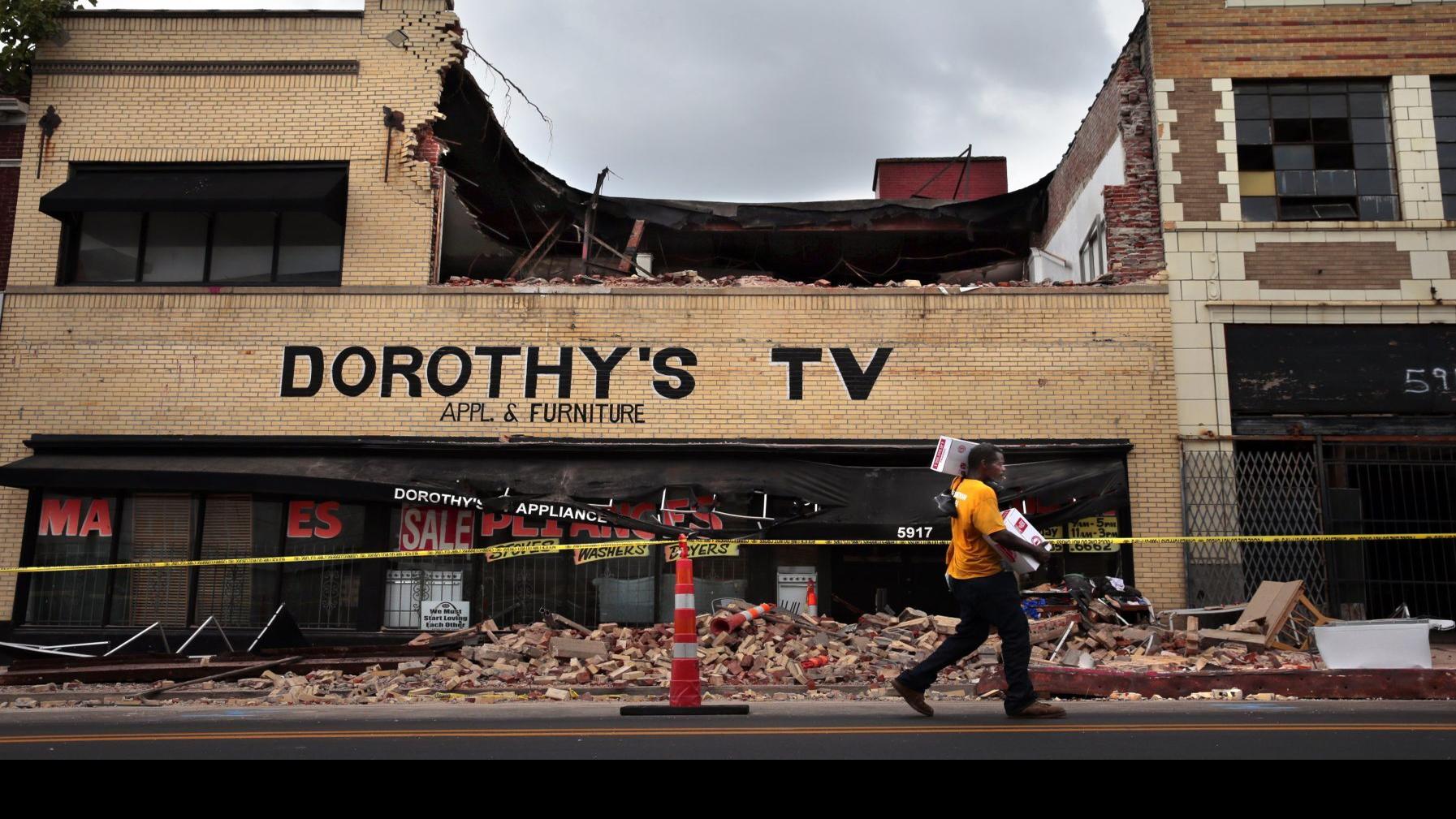Building Housing Appliance Store In North St Louis Collapses Law And Order Stltoday Com