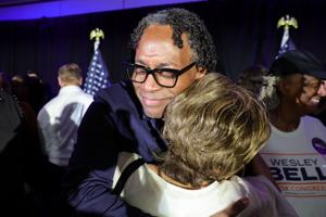 Rep. Wesley Bell election watch party at Marriott St. Louis Grand