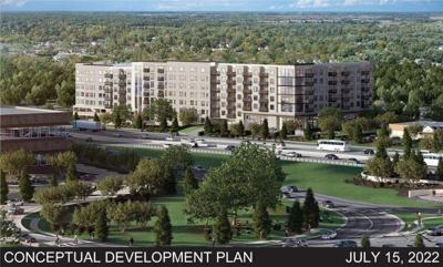 Proposed apartment development in Maryland Heights