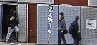 Screenshots from security camera of Railway Exchange