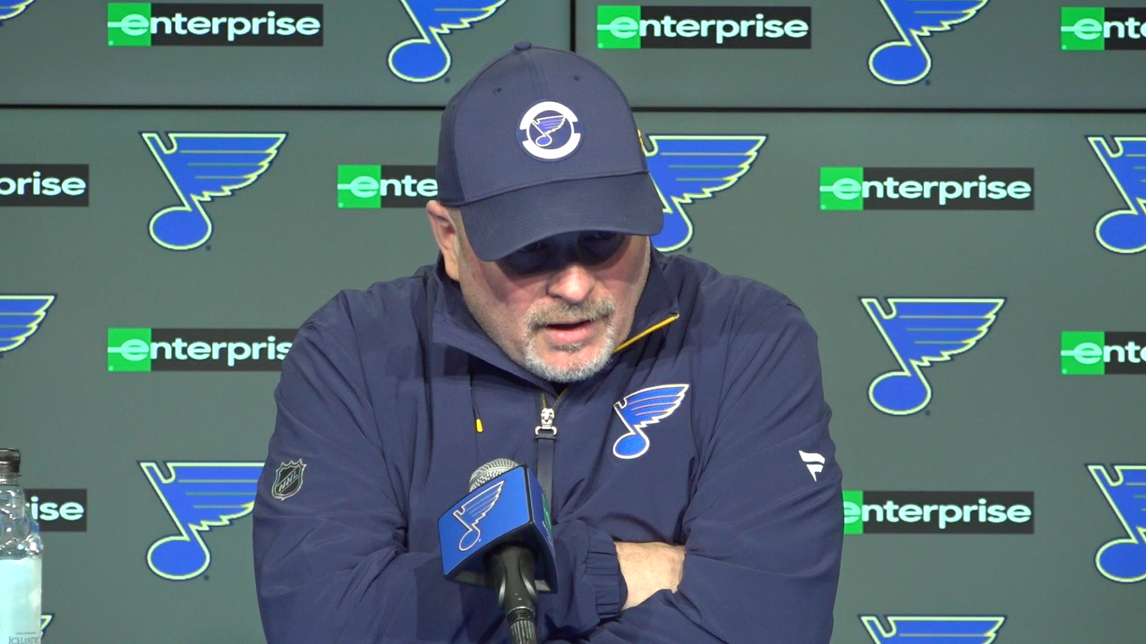 stltoday.com - Matthew DeFranks | Post-Dispatch - Game Day: With five games to go, Blues host Jets at Enterprise Center
