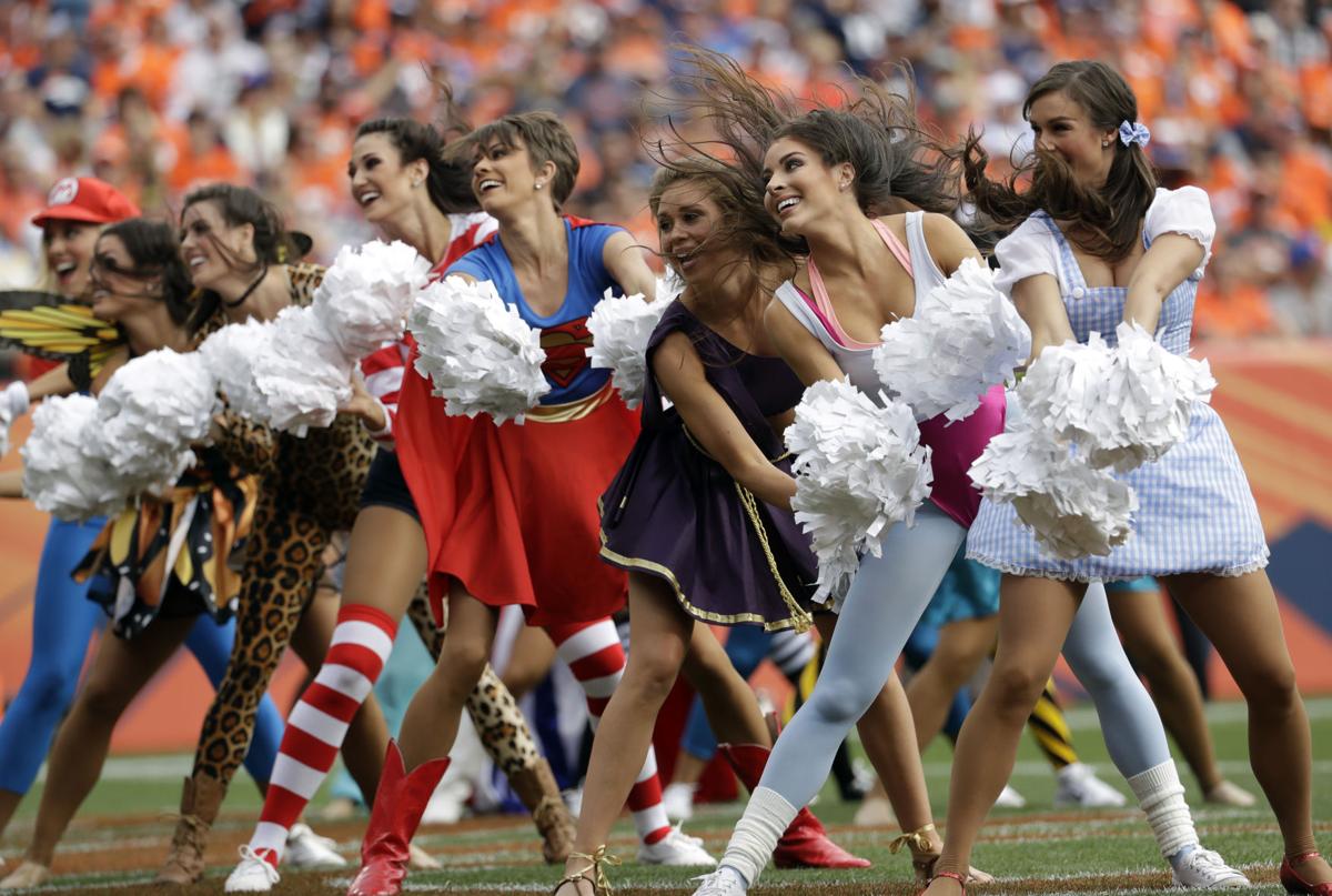 NFL cheerleaders get in the Halloween spirit NFL