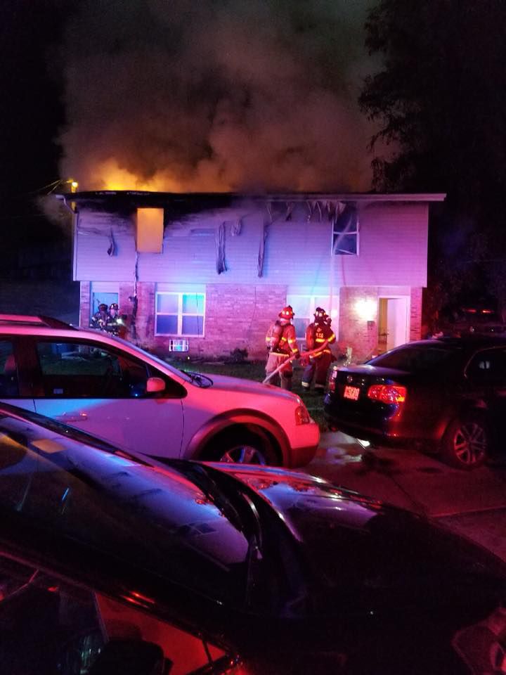 Arson suspected in St. Charles apartment fire that hurt 2 firefighters ...