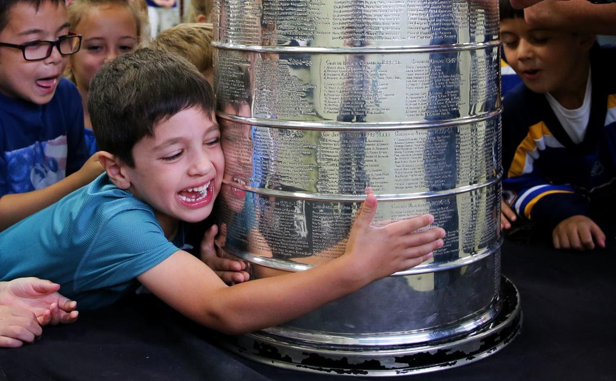 St. Paul school kids get a surprise visit from the Stanley Cup