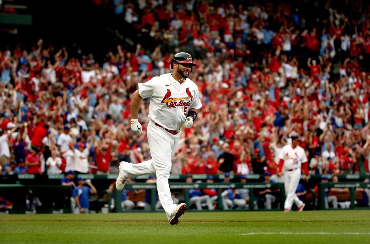 Albert Pujols pitches for Cardinals, gives up pair of home runs in