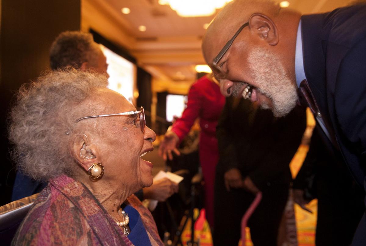 Civil rights attorney Frankie Muse Freeman celebrates 100th birthday