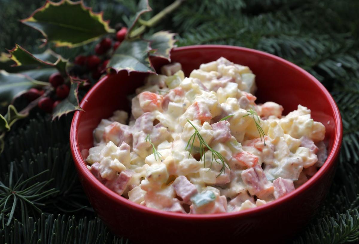 Olivier Salad Recipe (Russian Potato Salad) Story - Valentina's Corner