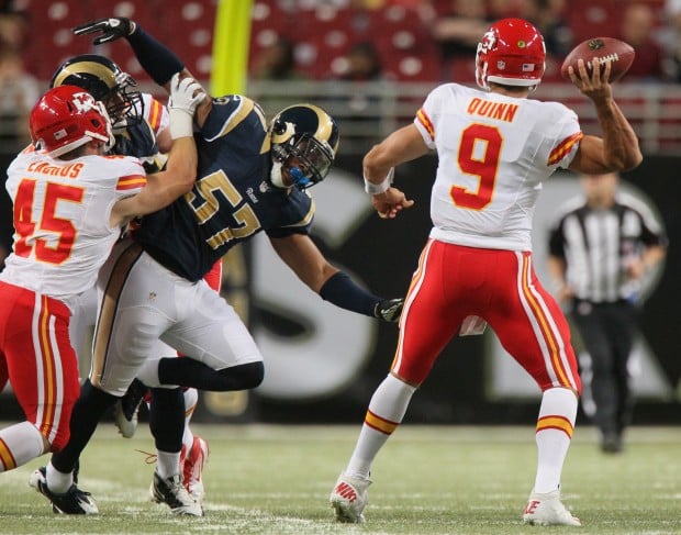 Brady Quinn injury: Chiefs QB not cleared from concussion, Matt Cassel will  start 