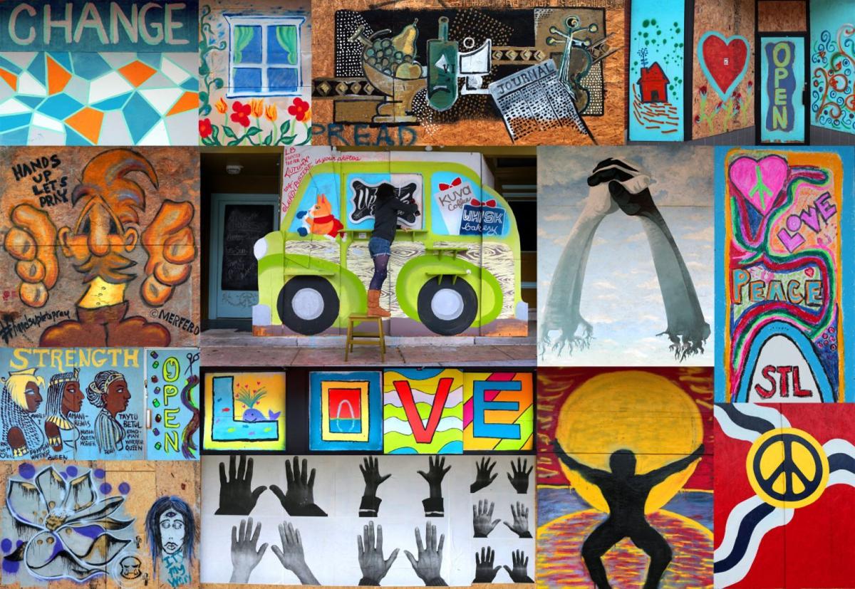 Painting For Peace In Ferguson Multimedia Stltoday Com