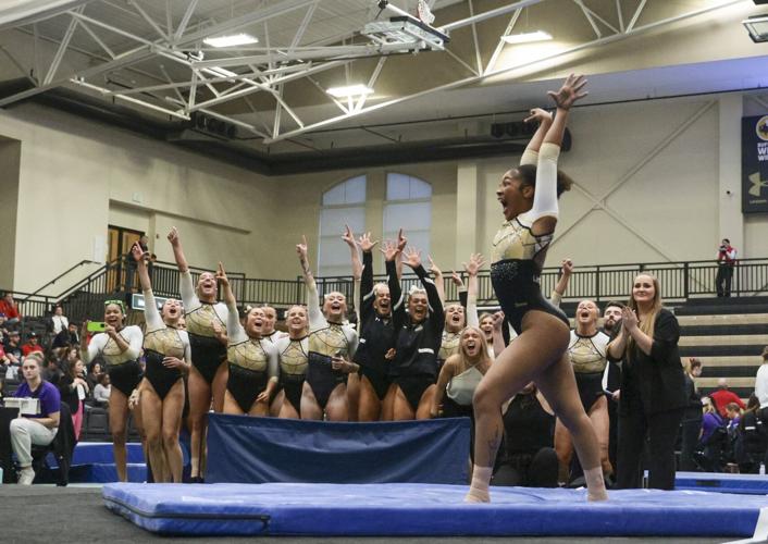 Lindenwood gymnasts stick it one last time