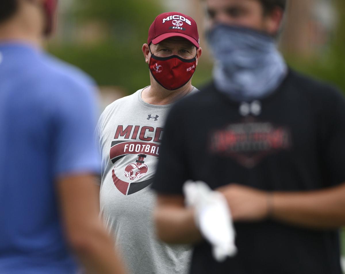 MICDS football practice