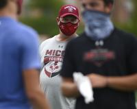 MICDS football practice