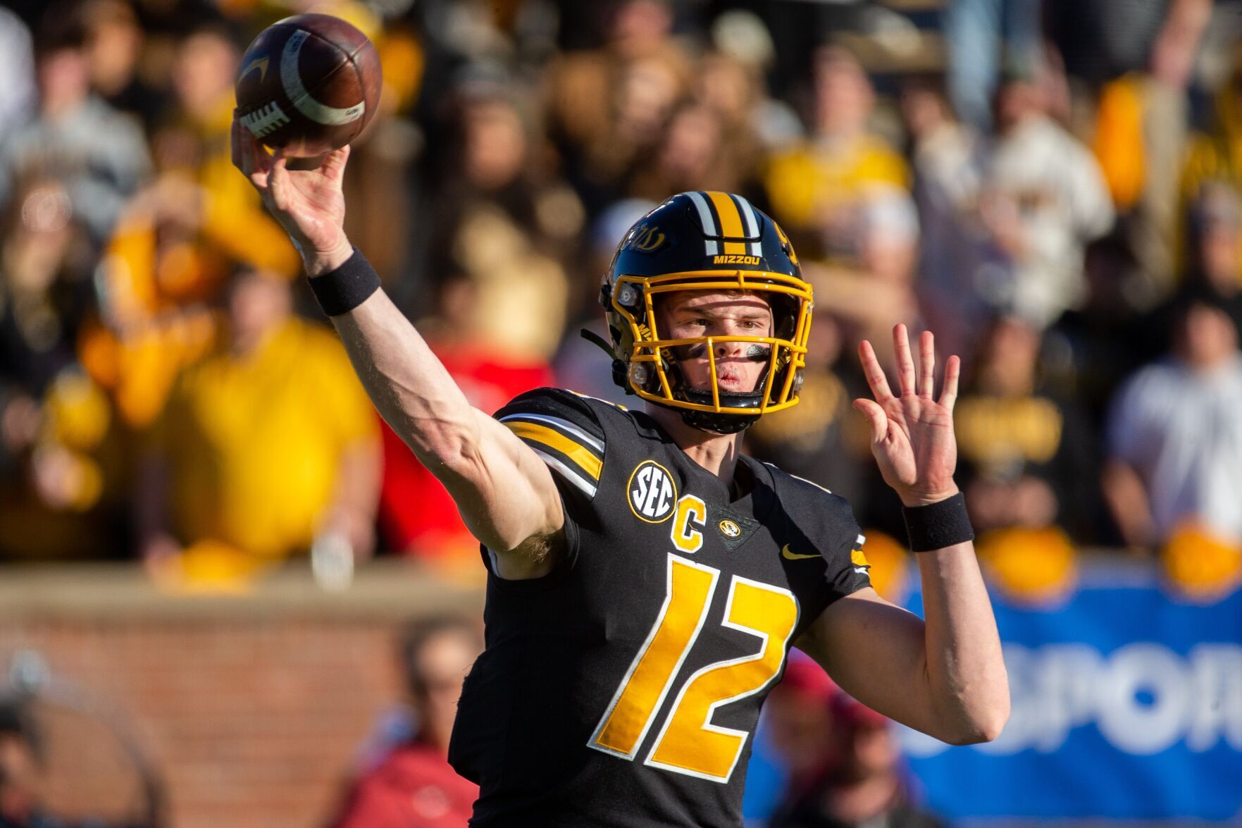 Brady Cook Named Mizzou Football's Starting Quarterback